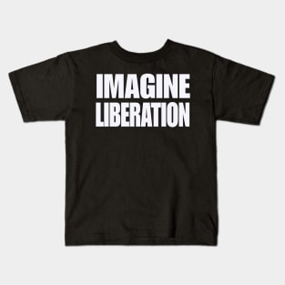 IMAGINE LIBERATION - Redo - White - Front Kids T-Shirt